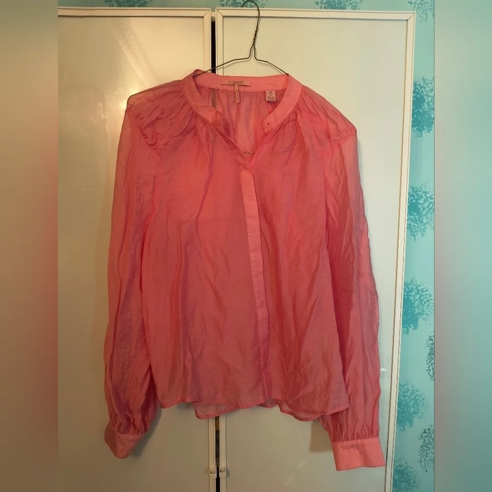 Scotch & Soda Shirt with Voluminous Sleeves Sz XL